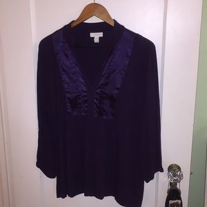 Charter Club knit and rayon top.